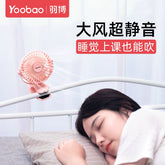 Mini-Portable Desktop Rechargeable Mute USB Electric Fan